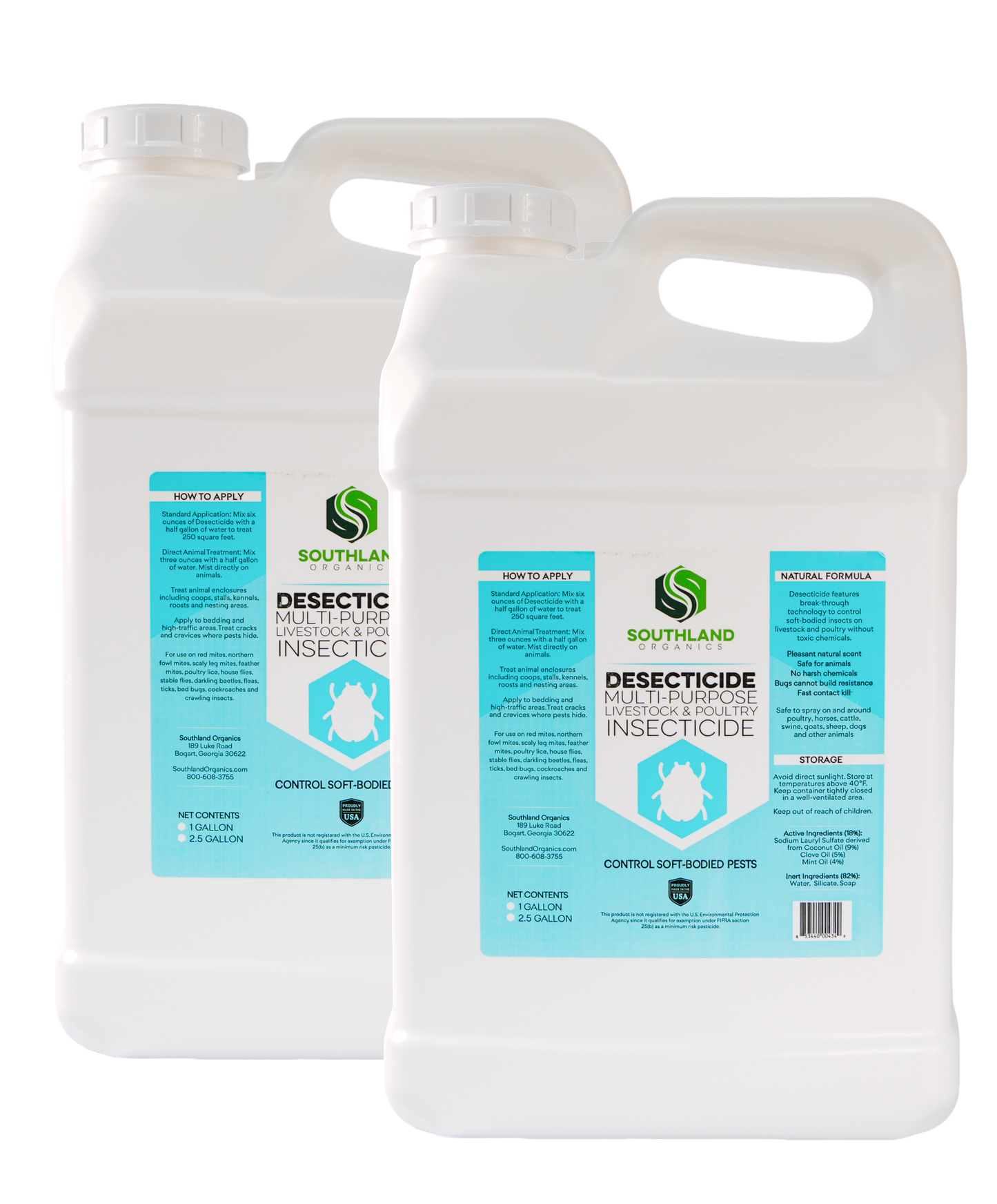Desecticide Multi-Purpose Livestock & Poultry Mite Control | Pet-Safe Insecticide