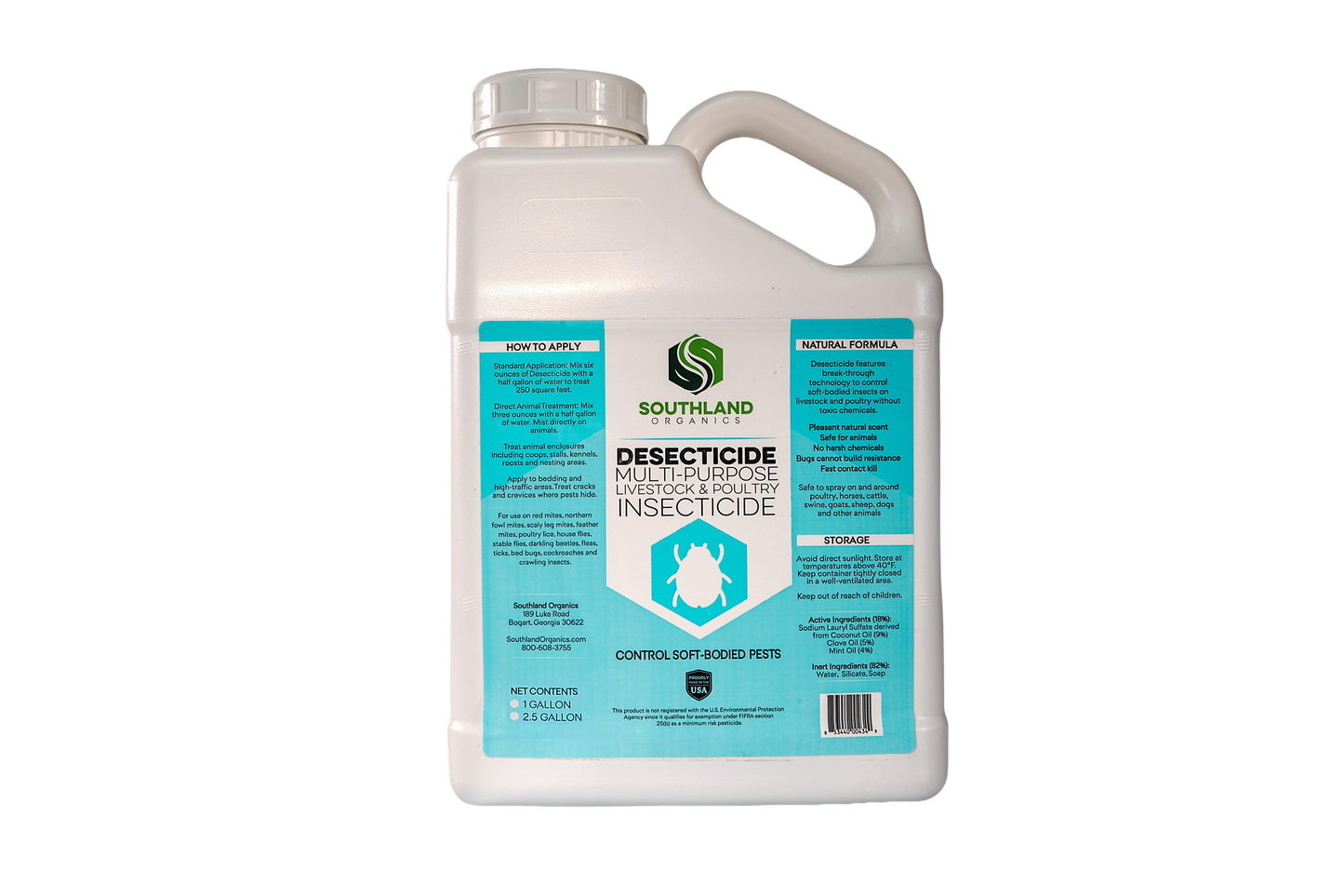 Desecticide Multi-Purpose Livestock & Poultry Mite Control | Pet-Safe Insecticide