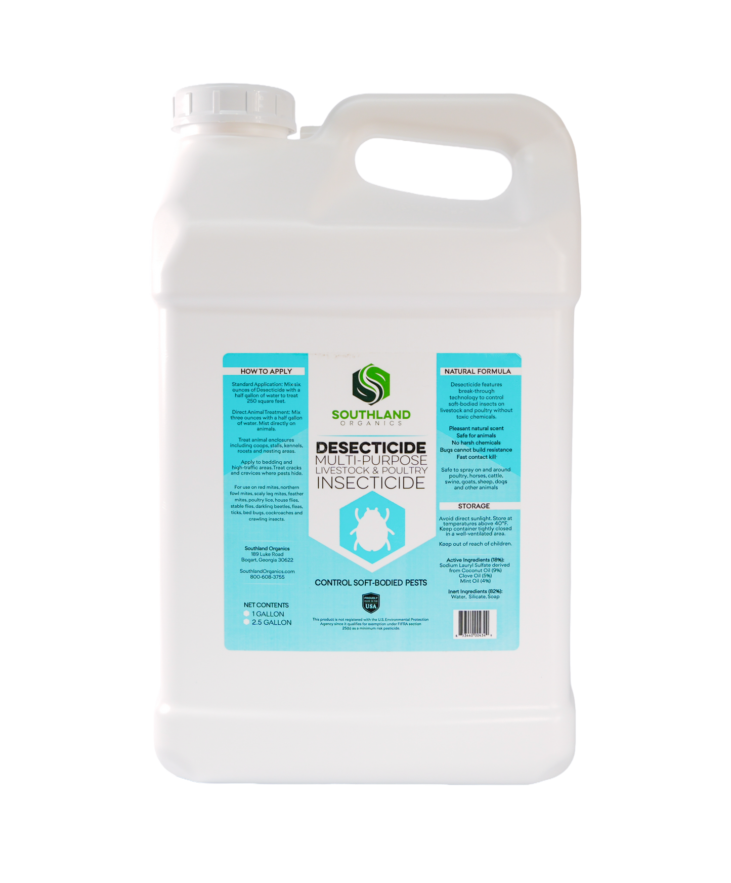 Desecticide Multi-Purpose Livestock & Poultry Mite Control | Pet-Safe Insecticide