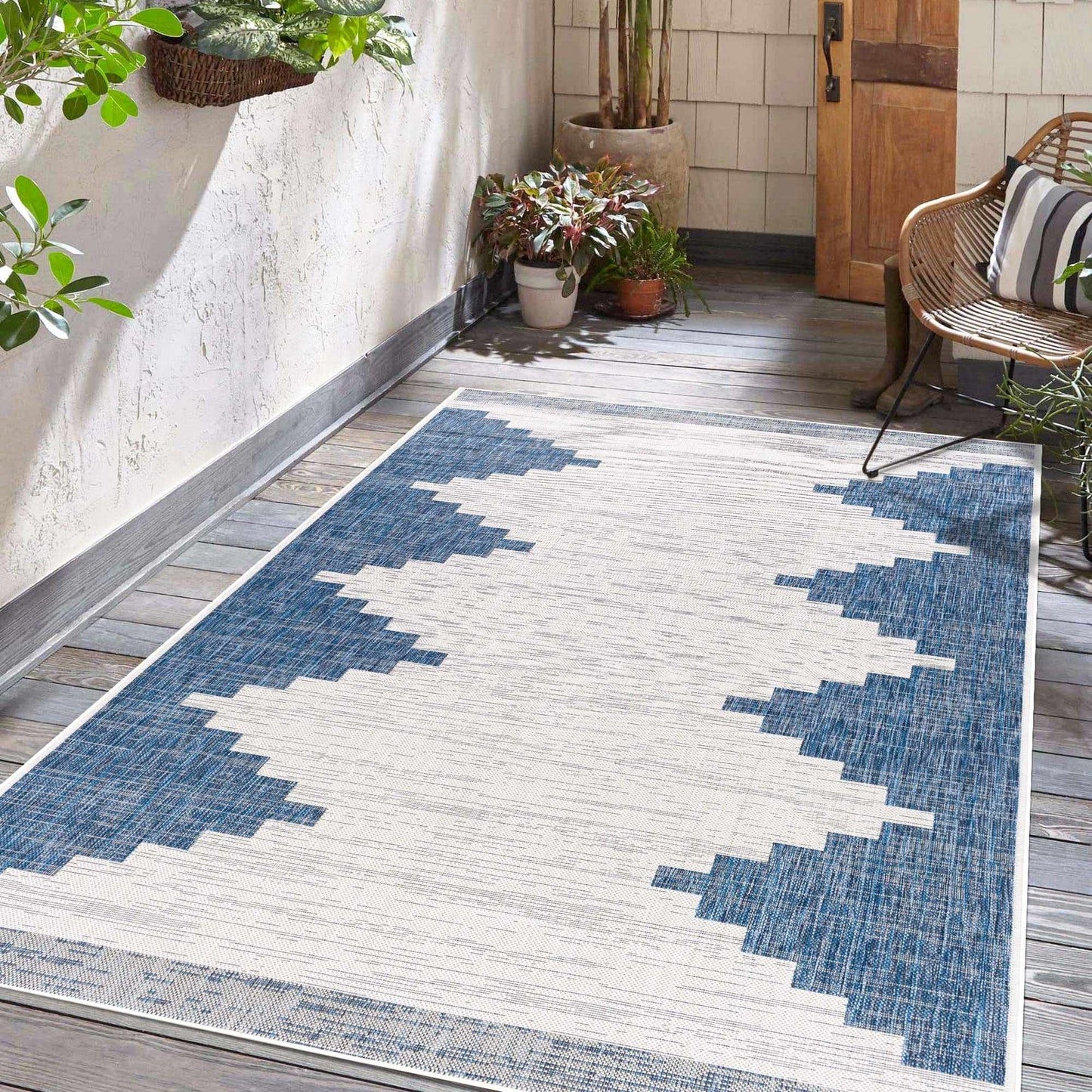 Djugun Navy Blue Performance Rug - Promo